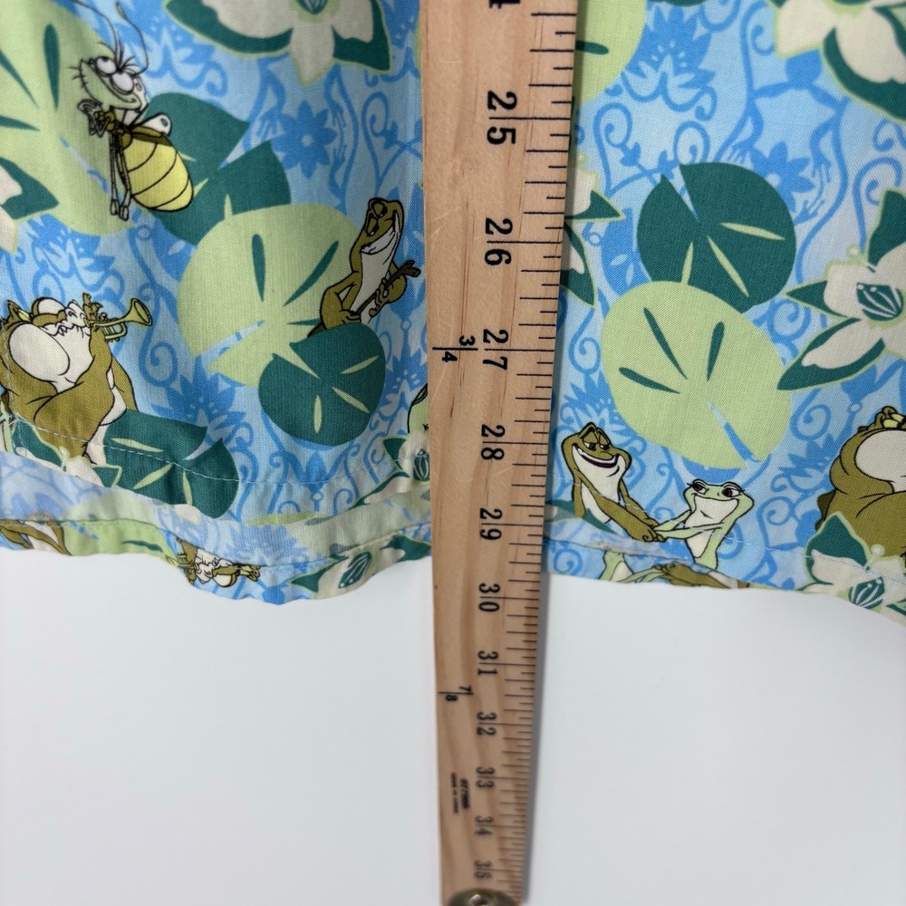 Disney x Reyn Spooner The Princess and the Frog Aloha Shirt Mens S Blue Hawaiian - Picture 5 of 7
